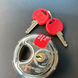 Stainless Steel Disc Padlock