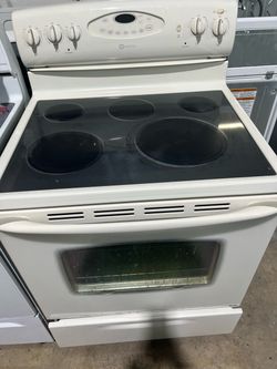 Maytag Electric Range Glass Cooktop Stove
