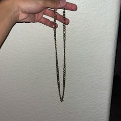 gold plated link chain 