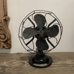 Antique Small Industrial Table Fan 
