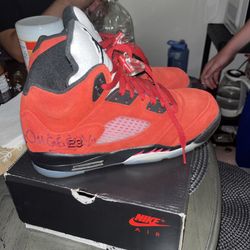 Jordan 5s toros sighned by ogheesy