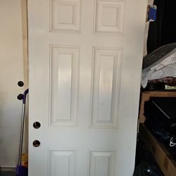 Steel exterior door