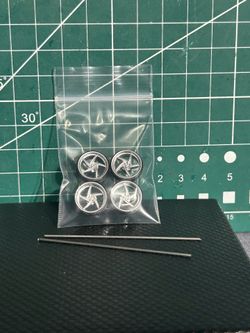 1:64 wheels for hotwheels and other brands 3D