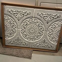 Metal  Art oak frame