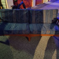 Solid Wood Mission Style Sofa - Heavy Duty
