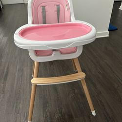 2 in 1 convertible highchair