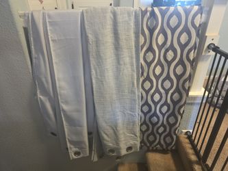 84 inch long grey curtains