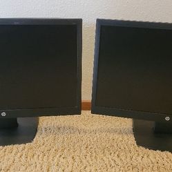 21.5" HP V223 Dual Monitors, matching pair