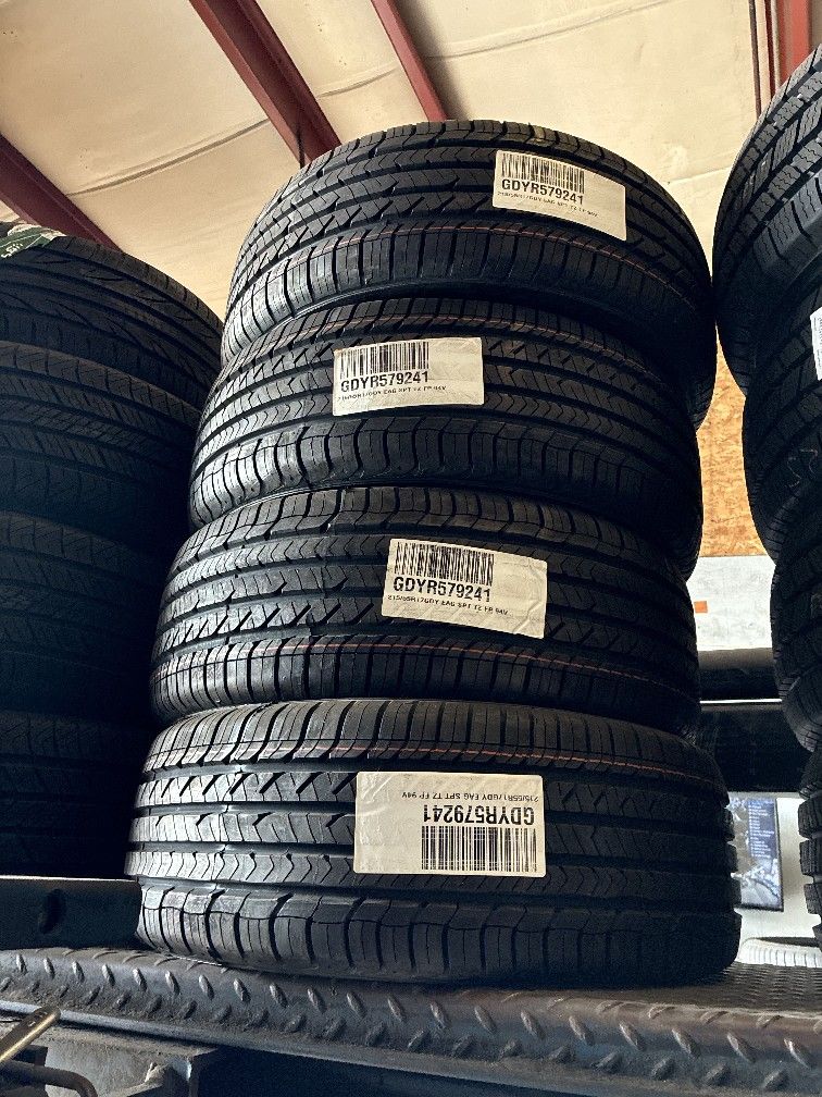 215/55/17 Good Year Eagle Sport Tires Installed And Balanced