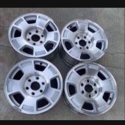 4 X GM STOCK RIMS Wheels 17x7.5 6x5.5 6x139.7 !!