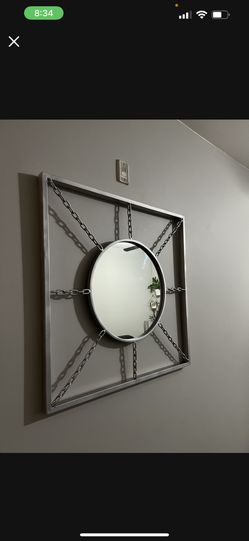 Silver Accent Mirror