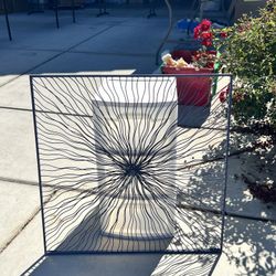 Purple Metal Wall Art