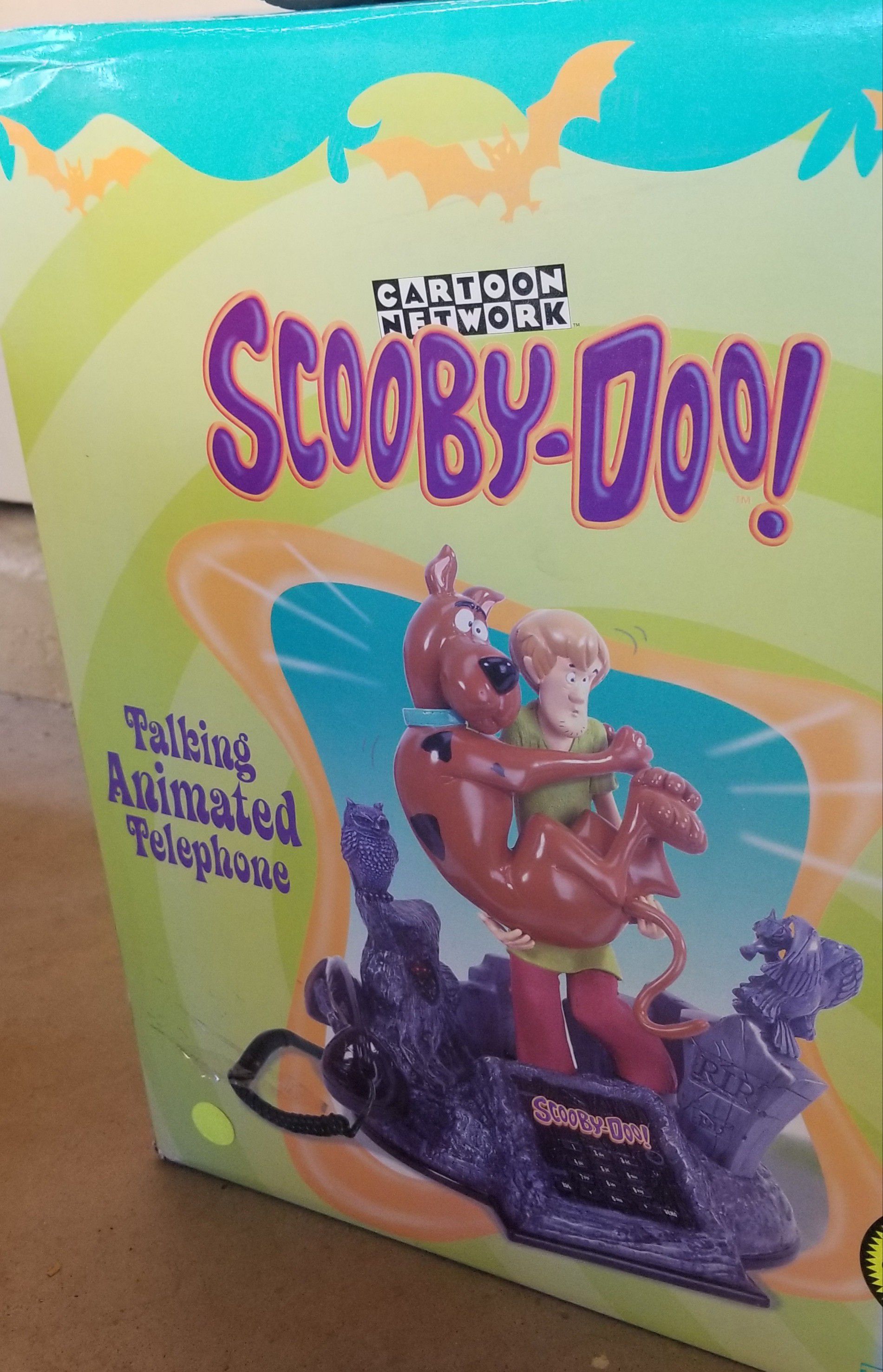 SCOOBY DOO TALKING ANIMATED PHONE *NEW IN ORIGINAL PACKAGING