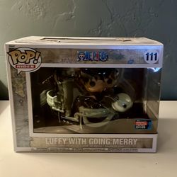 Luffy With  Going Merry Funko Pop 111