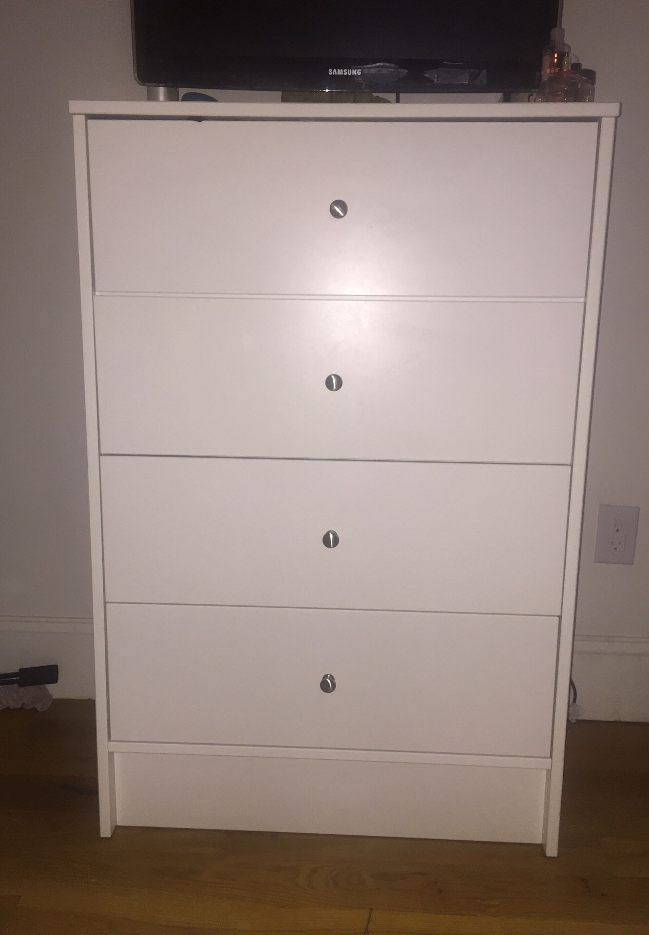 IKea dresser - DYFJORD 4-drawer chest, white, 29 1/8x44 1/2 "