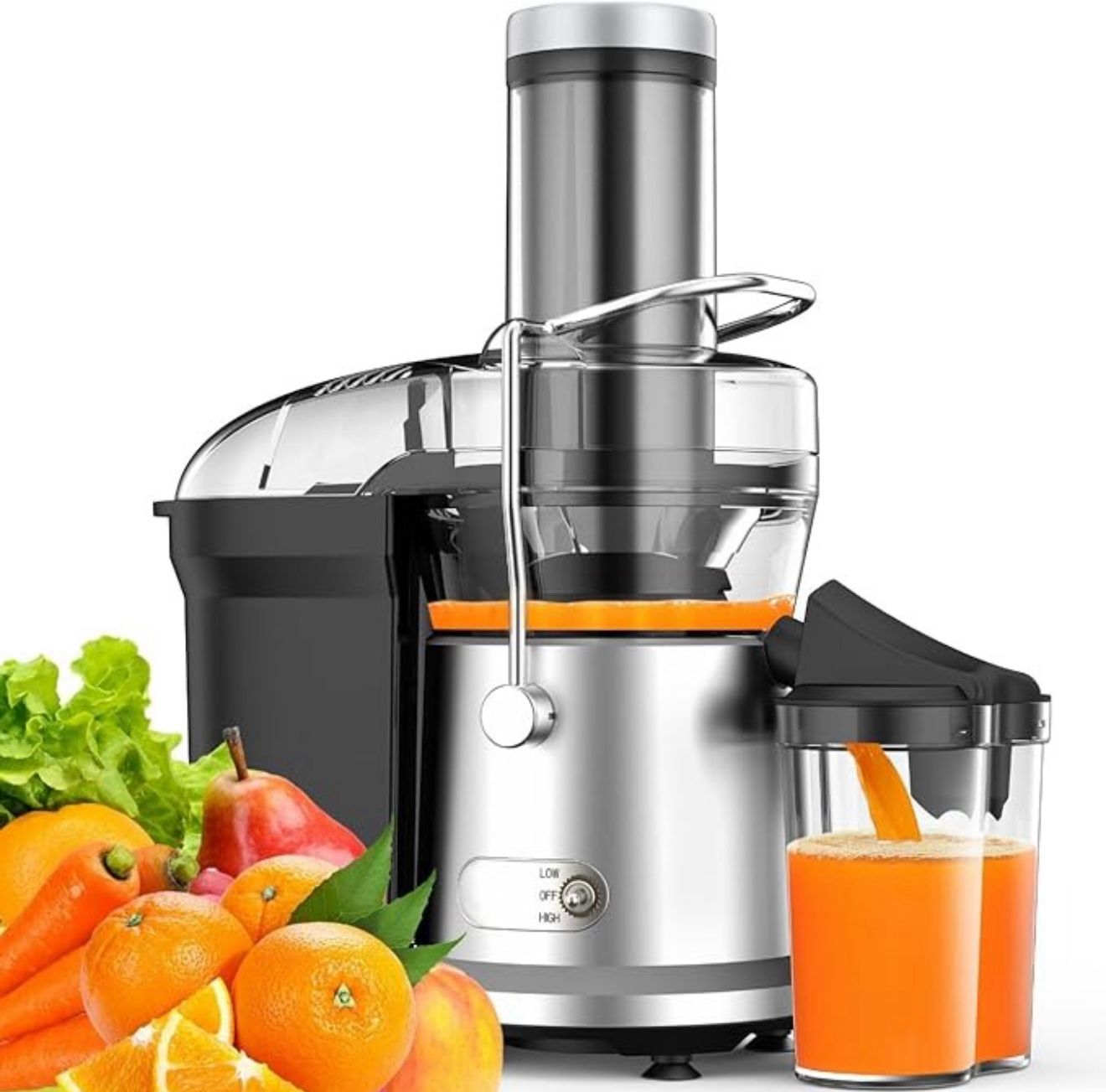 Brand New | 1200W Whole Fruit & Veg Juicer – Dual Speed