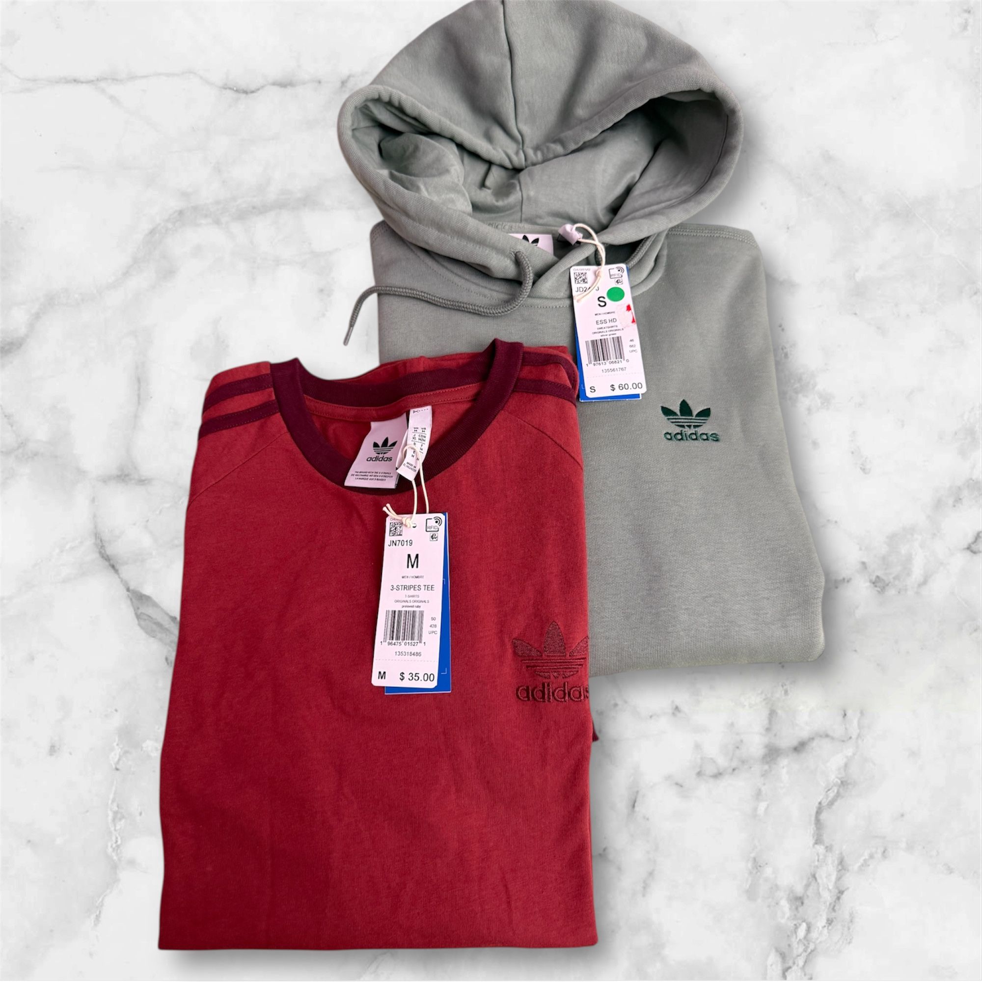 Adidas bundle Hoodie small Tshirt Medium