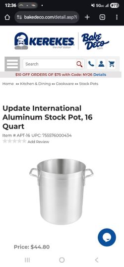 New Aluminum Stock Pots 16qy And 32 Qt