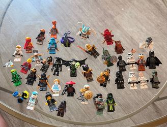 Lego Ninjago and Lego Star Wars, mini figures