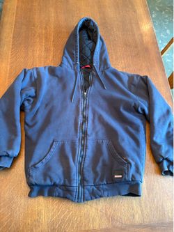 Vintage Craftsman Zippered Hoodie (med.)