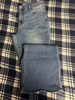 Medium Wash Blue Denim Jeans