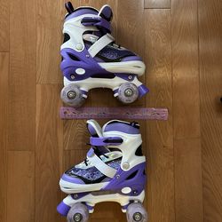 Roller Skates Girls Large, Womens Size 5-8, 6-12 Year Olds