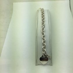Tifanny & Co. Please Return To Tiffany Toggle Bracelet 8” Sterling Silver