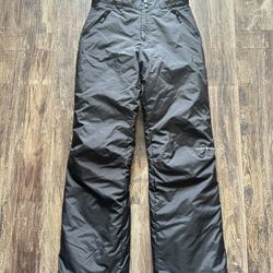 Outdoor Gear Black Nylon Regular Fit Snow Pants Size XS