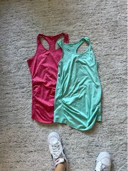 2 maternity work out tops