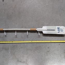 Decorative Paddle With Hooks Wall Decor 