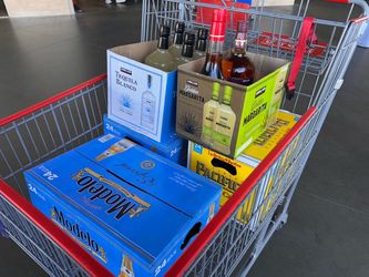 Leftover alcohol from party