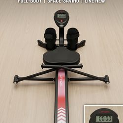 Lanos Hydraulic Compact Rowing Machine - Full Body Home Workout!