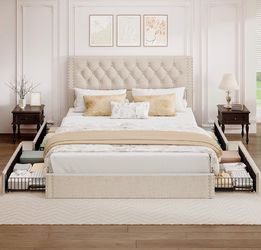 King Bed with Storage