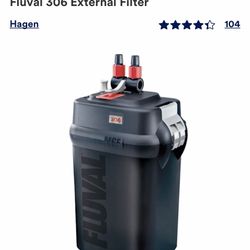 Fluval fish tank light and filter