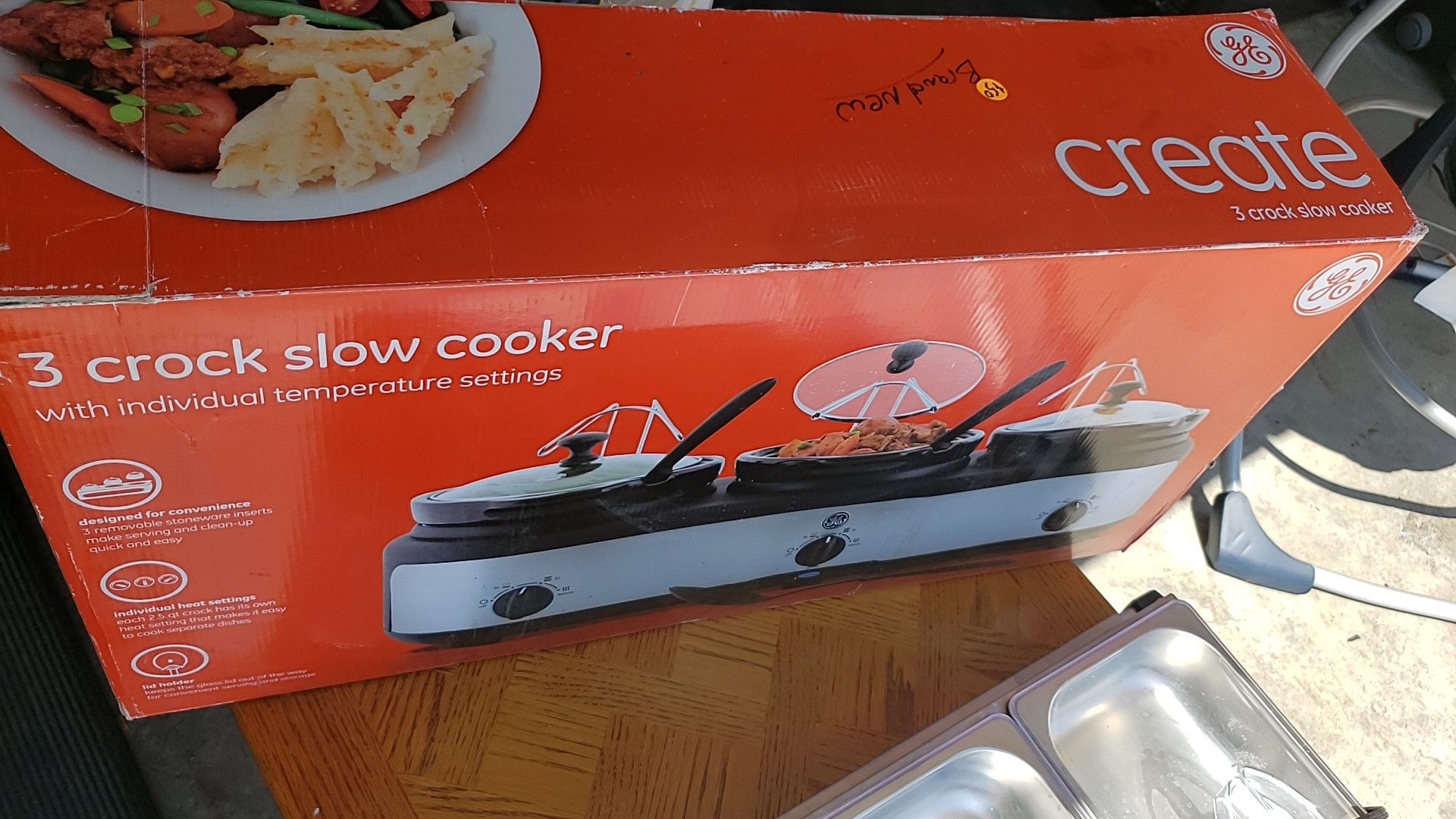 GE crock slow cooker