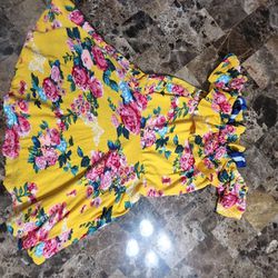 Toddler Yellow Dress Sz 2T
