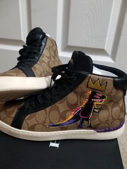Coach x Jean-Michel Basquiat Clip High Top Sneaker for Sale