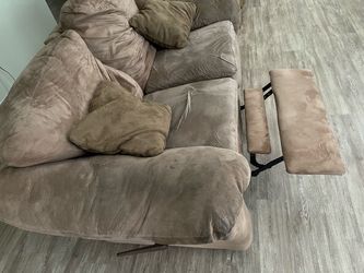 Love seat recliner sofa