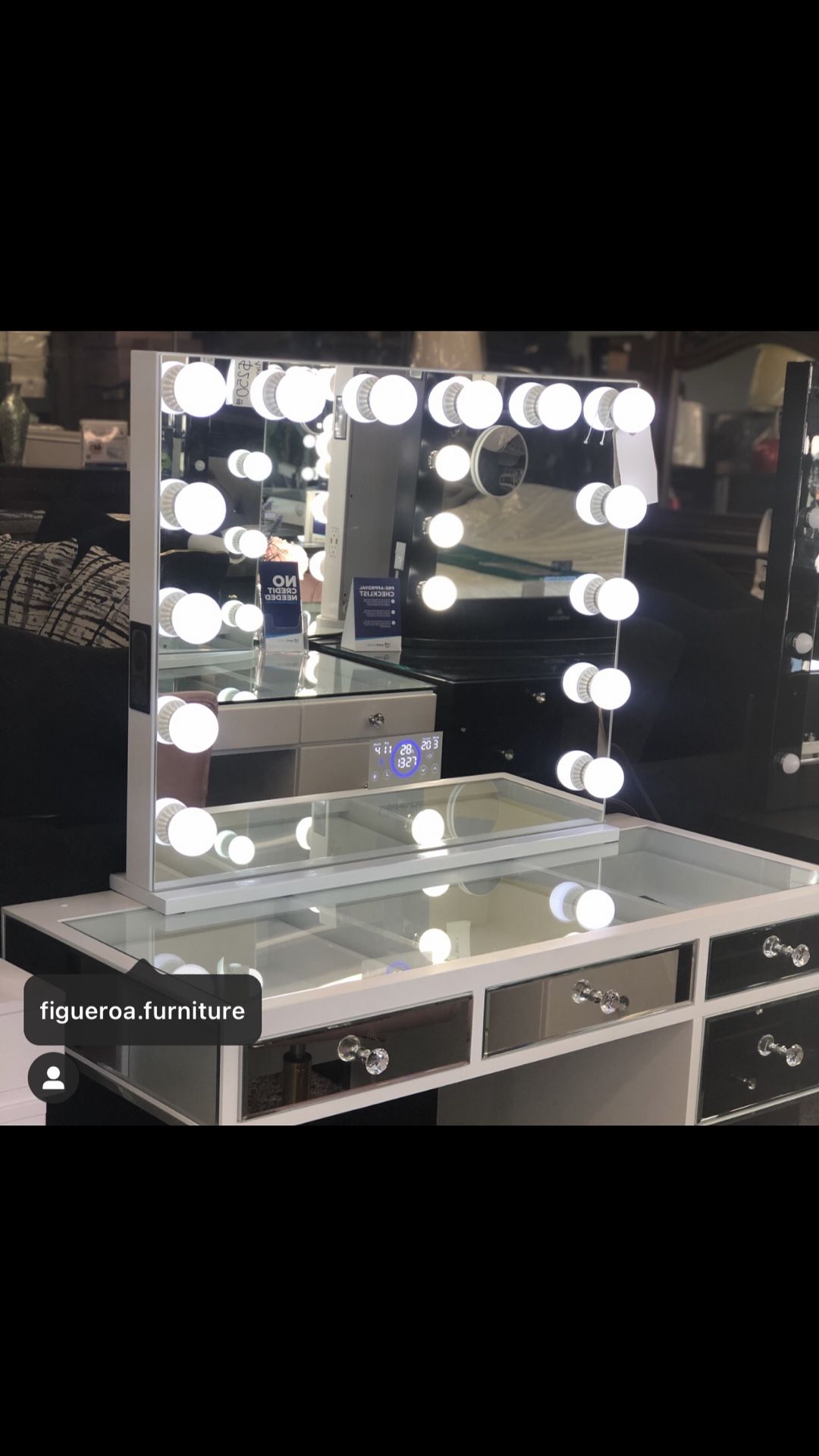 Hollywood Vanity Mirror with (Bluetooth)