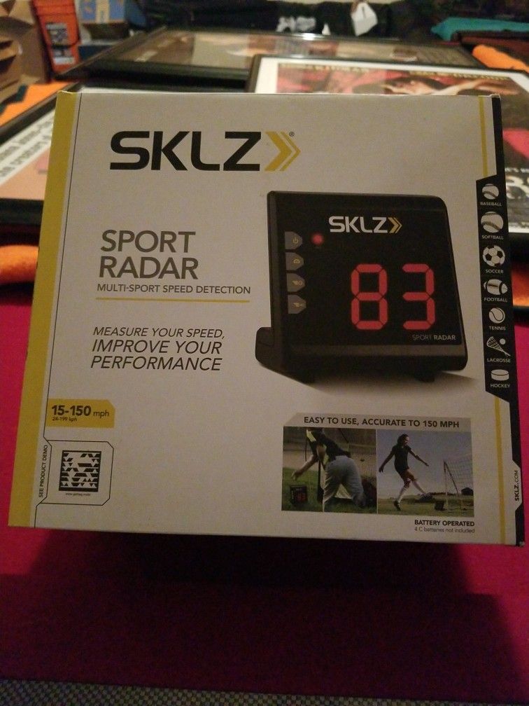Sport radar multi sport speed detection unit SKLZ Baseball Soccer