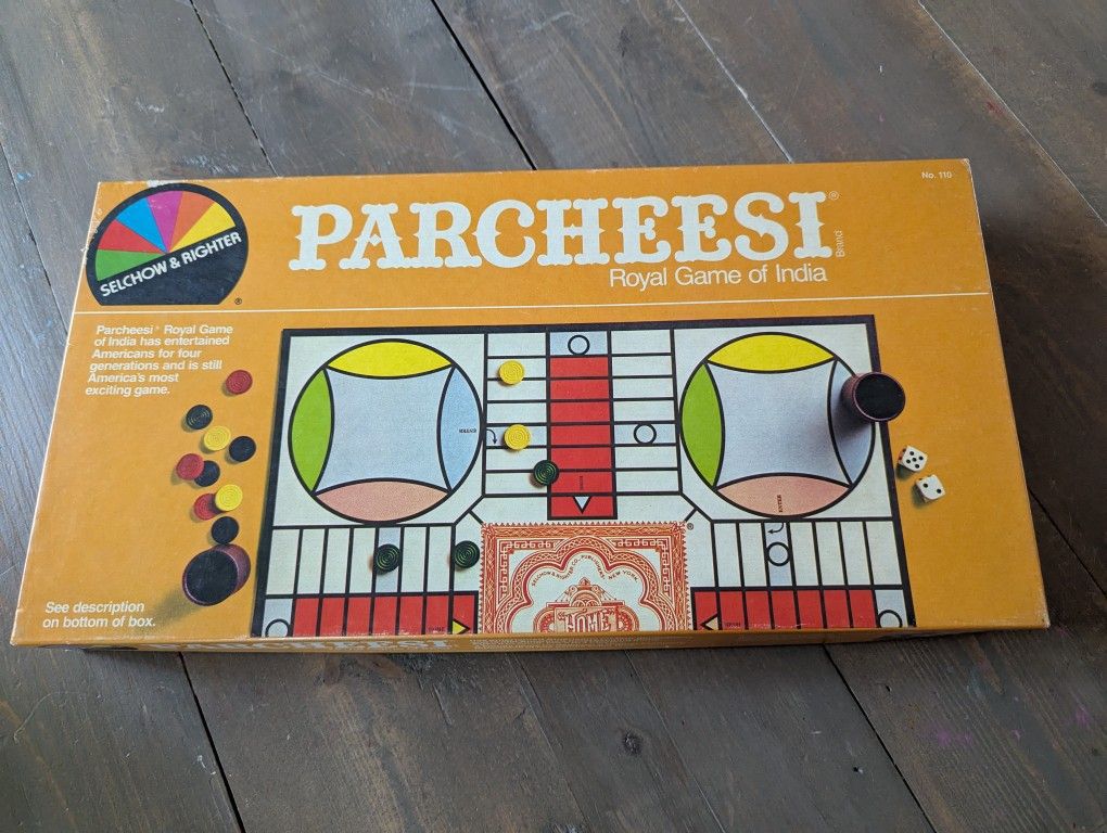 Vintage Parcheesi Board Game
