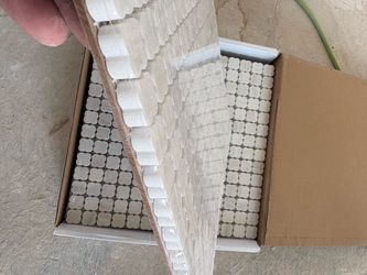 15 sq. ft. Marble Mosaic Tile – Brand New