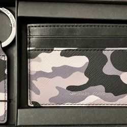 MK Cardholder Wallet & Key Fob Set