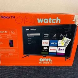ONN ROKU 32 Smart Tv Open box w/ warranty X L