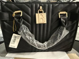 Bebe black satchel bag brand new