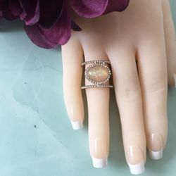 Rose Gold Ring, Size 7