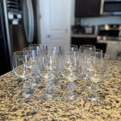 Crystal Wine Glasses - Claudia Wine Brand set of 12