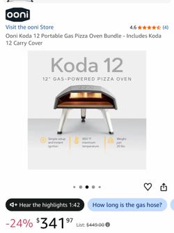 Ooni Koda 12” pizza oven
