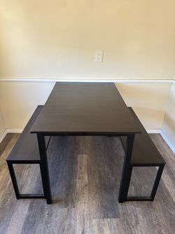 Dining Table with Benches