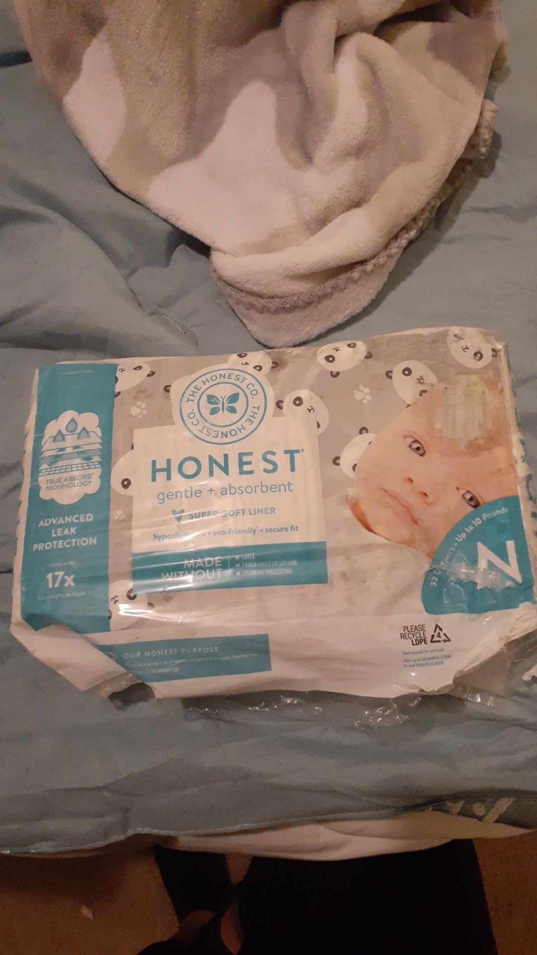 Newborn Honest Diapers